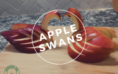 Apple Swan Garnish Tutorial: An Easy Fruit Art Activity