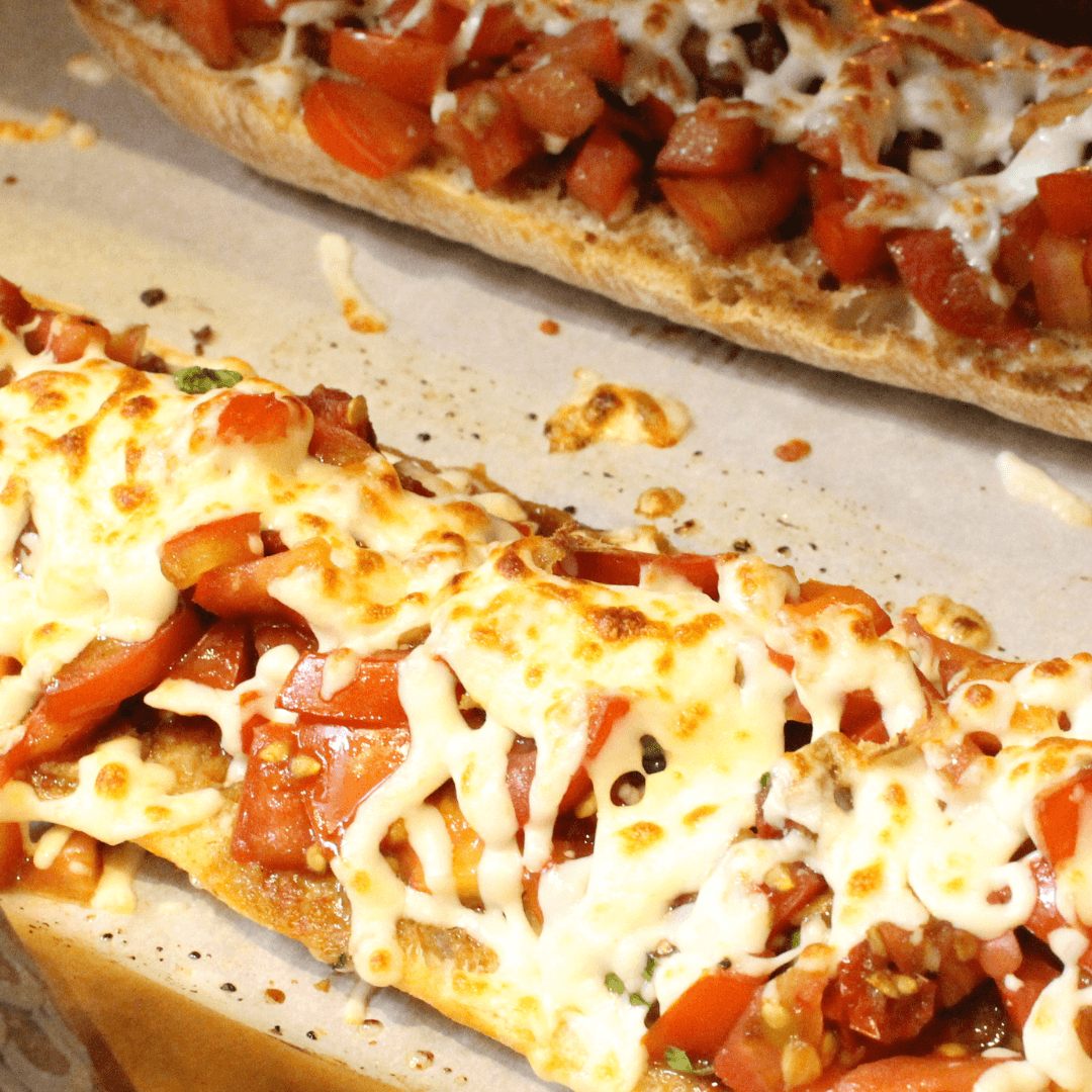 Bruschetta Bread out of the Oven