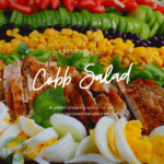 Cobb Salad on platter