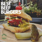 Beef Burger on a plate