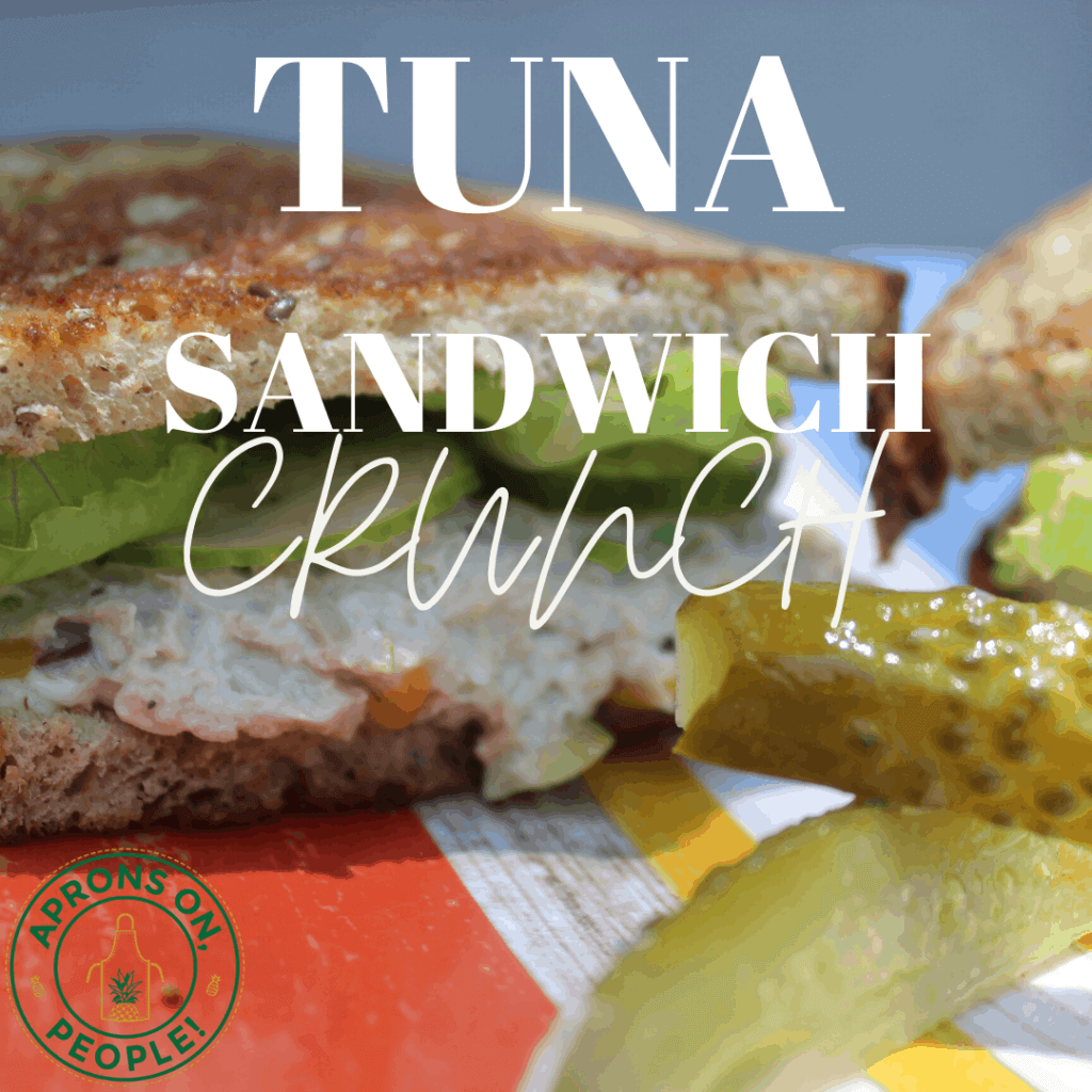 TUNA-SANDWICH-CRUNCHSquare_compressed Tuna Sandwich on a Plate