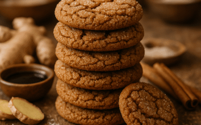 Soft and Chewy Ginger Molasses Cookies – Classic Spiced Holiday Treat