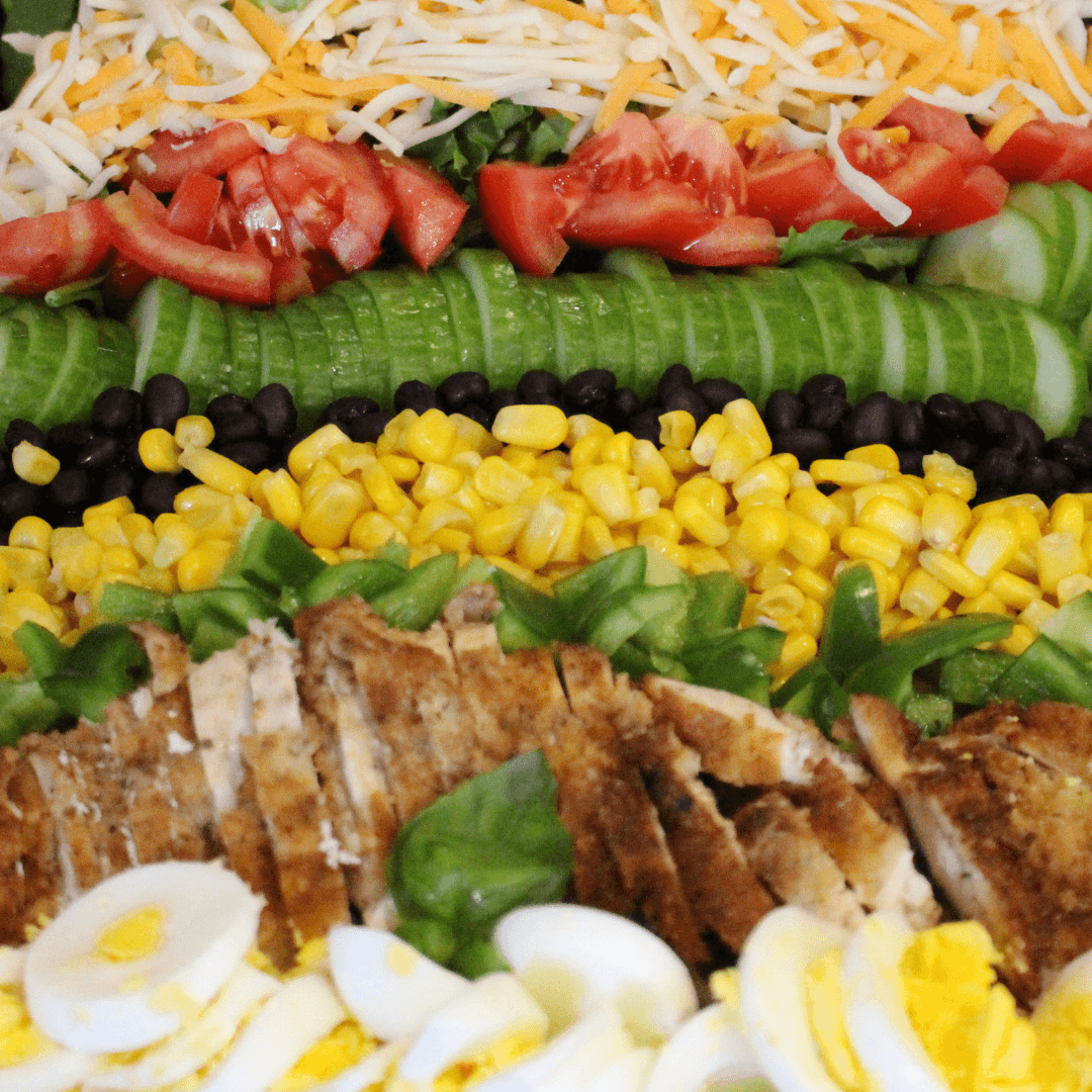 Cobb Salad on a Sheet Pan