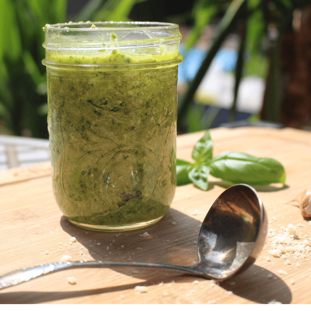 Pesto in a Jar